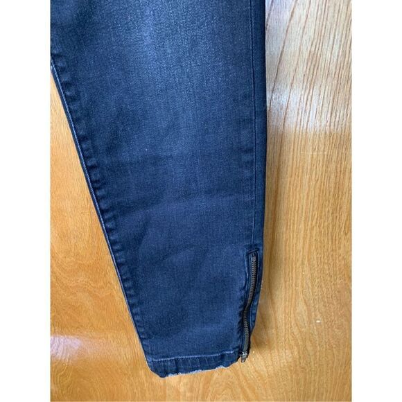 Joie Denim Park Skinny E Mid-Rise Jeans in Noir Black Size 29 - Picture 8 of 12